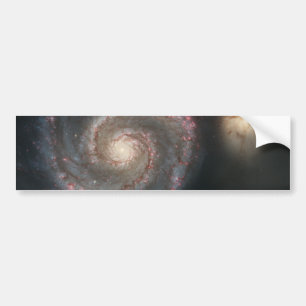 Whirlpool Galaxy (Space) (Universe) (Messier 51A) Bildekal