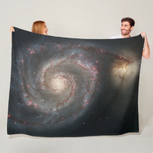 Whirlpool Galaxy (Space) (Universe) (Messier 51A) Fleecefilt