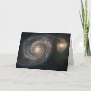 Whirlpool Galaxy (Space) (Universe) (Messier 51A) Kort