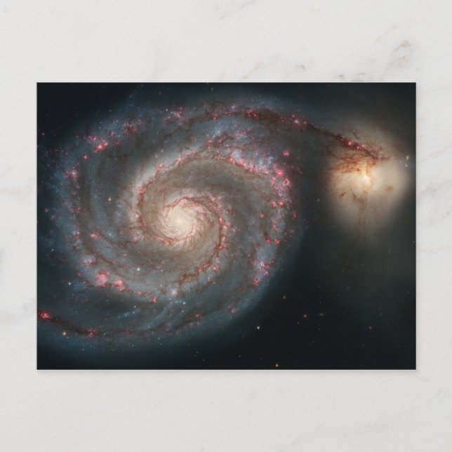 Whirlpool Galaxy Vykort (Framsida)