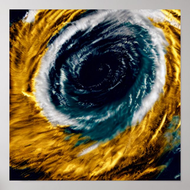 Whirlpool i Guld Poster (Framsidan)