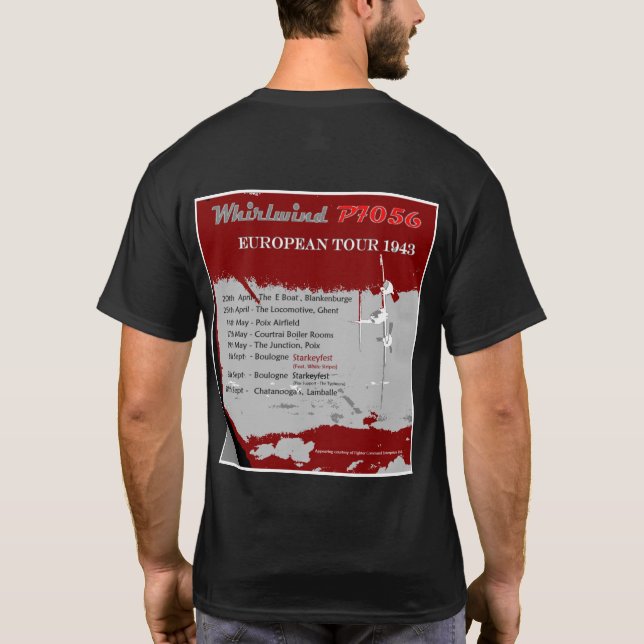 Whirlwind Black - allt går till WFP T Shirt (Baksida)