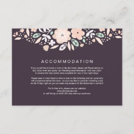 Whirlwind Blommigt Bröllop Direction Tilläggskort