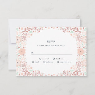 Whirlwind Blommigt Bröllop OSA Card Kort