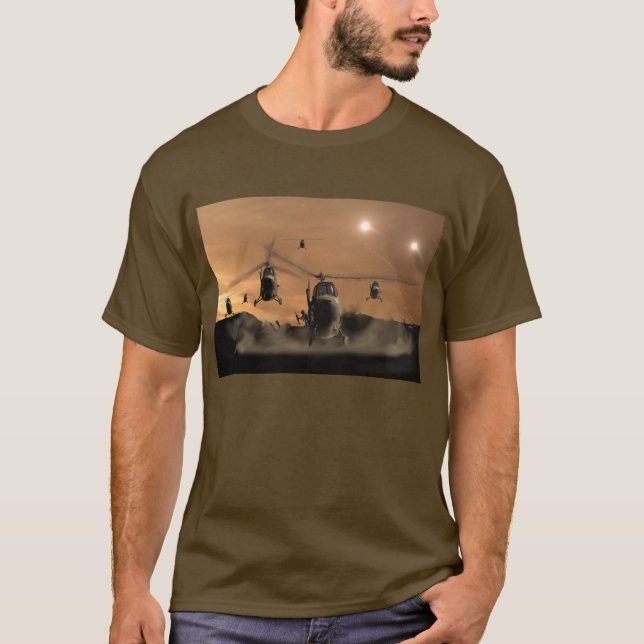 Whirlwind Helicopter. Tee Shirt (Framsida)