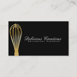 Whisk (guld) Kulturhuvudman Visitkort