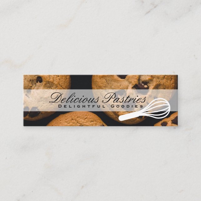 Whisk | Konst Chef | Cookies Mini Visitkort (Framsida)