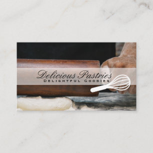 Whisk Konst Chef Dough Rullande stift Visitkort