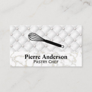 Whisk-Logotyp Baker Konst Chef Lojalitetskort