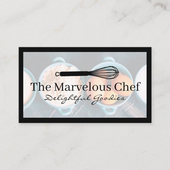 Whisk-Logotyp | Konfektionsingredienser Visitkort (Framsida)