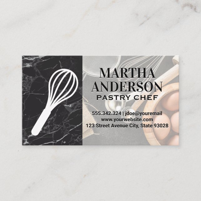 Whisk-Logotyp | Konserveringsingredienser och Verk Visitkort (Framsida)