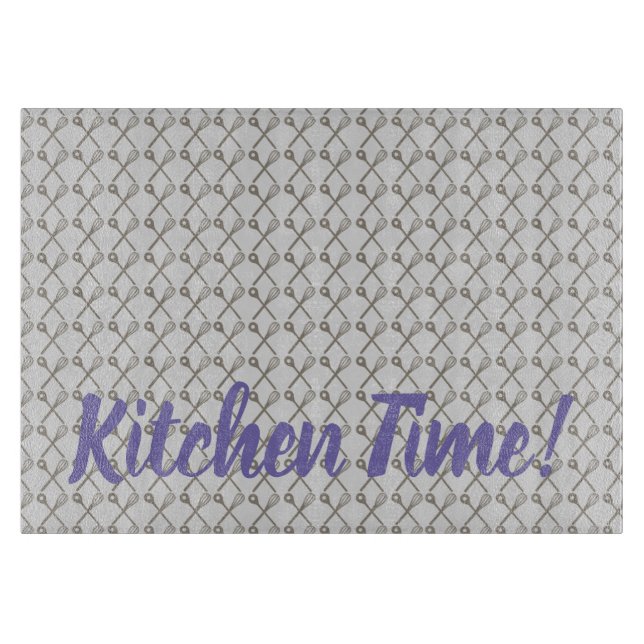 Whisk och Cooking Spoon Mönster för köksmäskor (Framsidan)