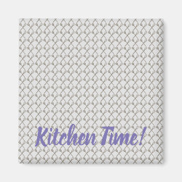 Whisk och Cooking Spoon Mönster för köksmäskor Magnet