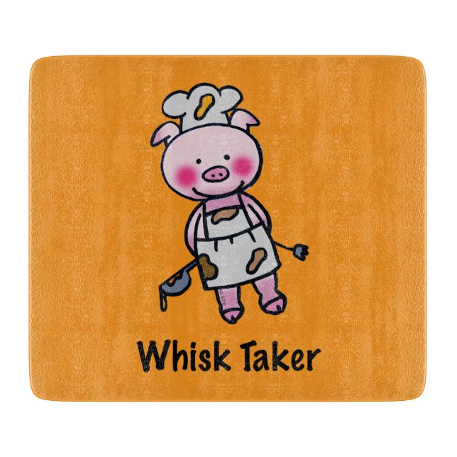 Whisk Taker Gris - Funny Chef Design (Framsidan)