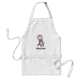 Whisk Taker Gris - Funny Chef Design Förkläde