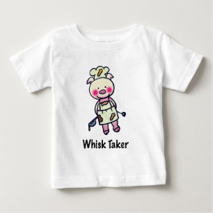 Whisk Taker Gris - Funny Chef Design T Shirt