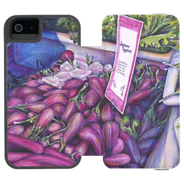 Whisk well för Whale Soppa Incipio iPhone Wallet Skal (Folio Öppen)