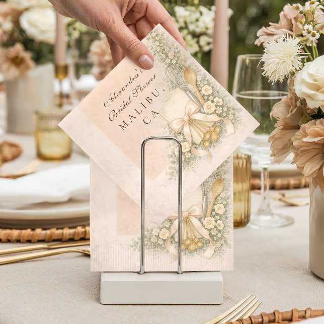 Whisked Away Cottage Baking Bridal Shower Pappersservett (Skapare uppladdad)