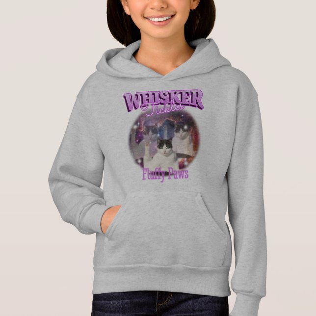 WHISKER Tickles and Fluffy Tassar T Shirt (Framsida)