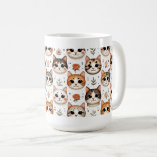 Whisker Wonderland: A Symphony of Kattdjur Ansikte Kaffemugg