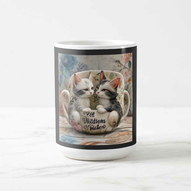 Whisker Wonders: Kattvänskap är evig Kaffemugg (Center)