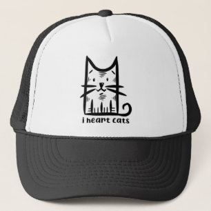 Whiskers Katt, jag älskar katter Keps