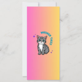 Whiskers & Tales | Whimsical Cat Storybook Bookmar