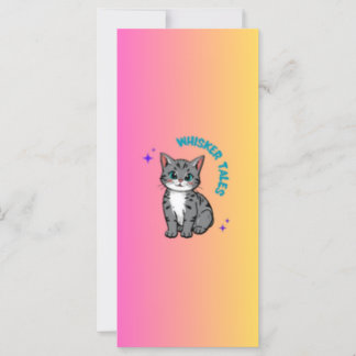 Whiskers & Tales | Whimsical Cat Storybook Bookmar