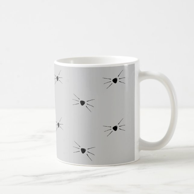 Whiskersmönstermugg Kaffemugg (Höger)