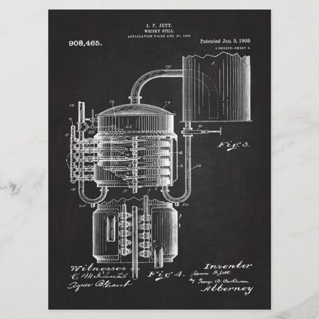Whiskey 1909 meny (Framsida)