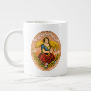 Whiskey Advertising Label, Circa 1860 Jumbo Mugg