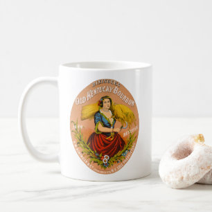 Whiskey Advertising Label, Circa 1860 Kaffemugg