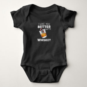 Whiskey Älskare Jag gillar dig bättre med Whiske T Shirt