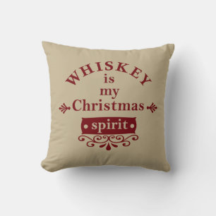 Whiskey är min julklapp kudde
