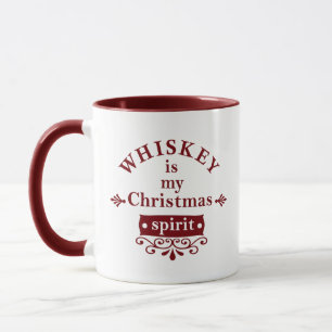 Whiskey är min julklapp mugg