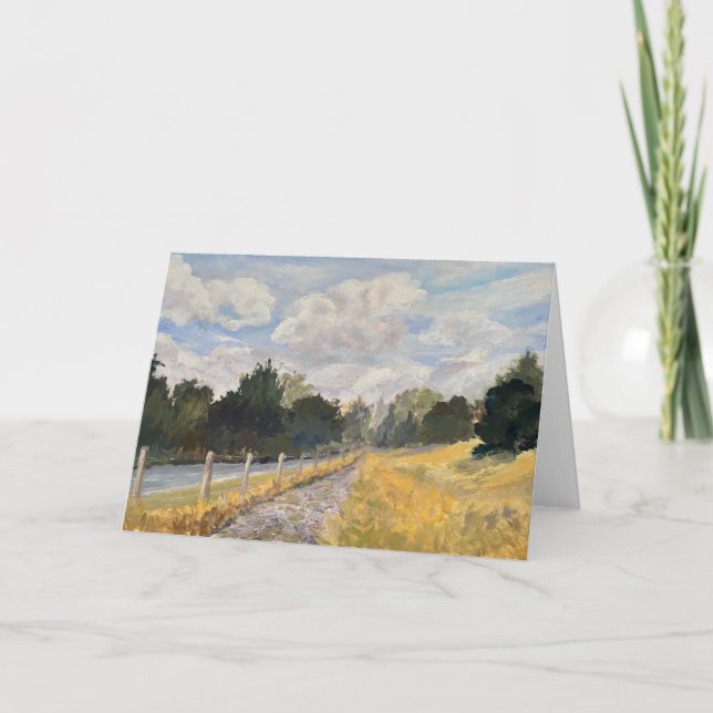 Whiskey Backe Winter-hälsningskort Kort (Framsida)