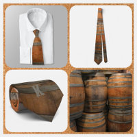 Whiskey Barrel Kegs Brown och Grått Monogrammed