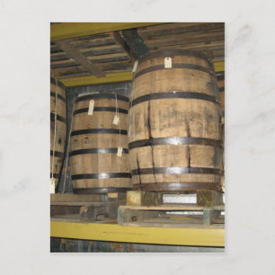 Whiskey Barrels Vykort