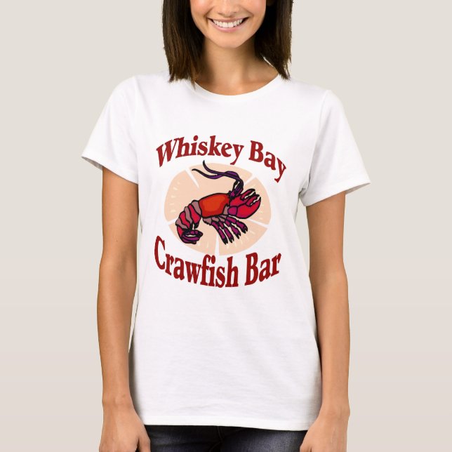 Whiskey Bay Kräftor Pub Tee Shirt (Framsida)
