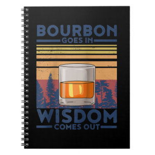 Whiskey Bourbon Goes in Wisdom kommer ut Anteckningsbok