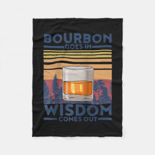 Whiskey Bourbon Goes in Wisdom kommer ut Fleecefilt