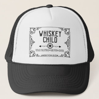WHISKEY CHILD - Truckerkeps med Vintage Logotyp
