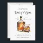 Whiskey & Cigars Manar Födelsedag Inbjudningar<br><div class="desc">Fira din speciella dag i stil med vår "Whiskey and Cigars Manar Birthday Borten". Dessa inbjudningar av ett slag förmedlar elegans och sofistikering, perfekt för den framstående mannen. En smakfull blandning av vintage och rustik charm, dessa inbjudningar är försedd med en illustration av toppnoch whiskey och premiumcigarrer. De är perfekter...</div>