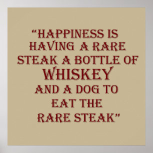 whiskey citat poster