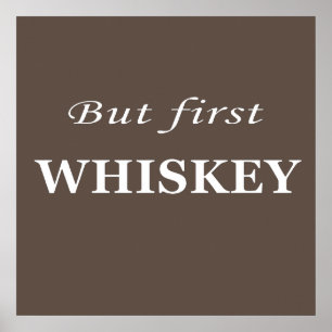 whiskey citat poster