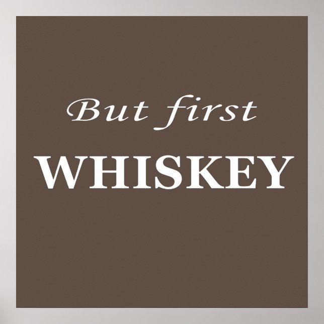whiskey citat poster (Framsidan)
