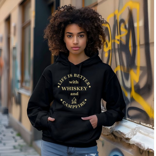 Whiskey citerar lustig campingkamper ord t shirt (Skapare uppladdad)