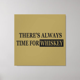 Whiskey citerar lustig drickande av ord canvastryck