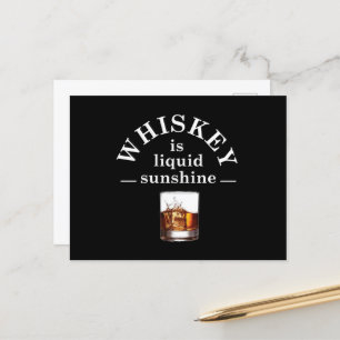 Whiskey citerar lustiga ord-presenter helg vykort