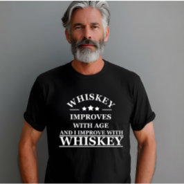 Whiskey citerar lustiga ord-presenter t shirt